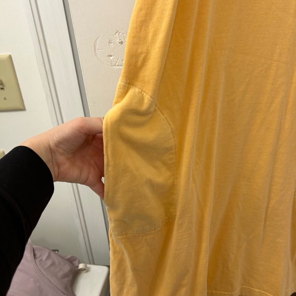 Orange beach dress with pockets. - Picture 3 of 3